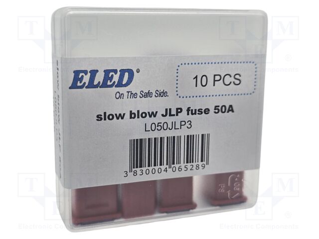 Fuse: fuse; 50A; 58VDC; automotive; 14.1mm; 14.1x12x15.9mm