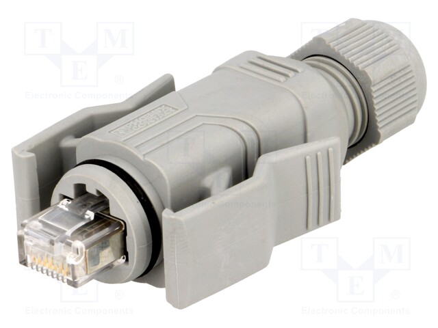 Plug; RJ45; Variosub; PIN: 8; Cat: 5e; shielded; Layout: 8p8c; IP67
