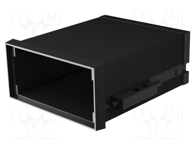 Enclosure: panel; X: 96mm; Y: 48mm; Z: 100mm; ABS + PC,PPO; black