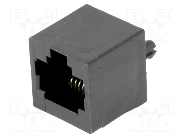 Socket; RJ45; PIN: 8; Layout: 8p8c; THT; straight