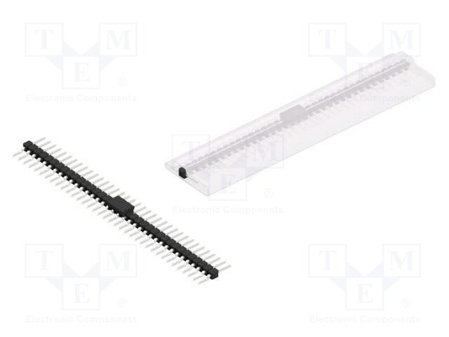 Connector: pin strips; pin header; male; PIN: 36; 2.54mm; SMT; 1x36