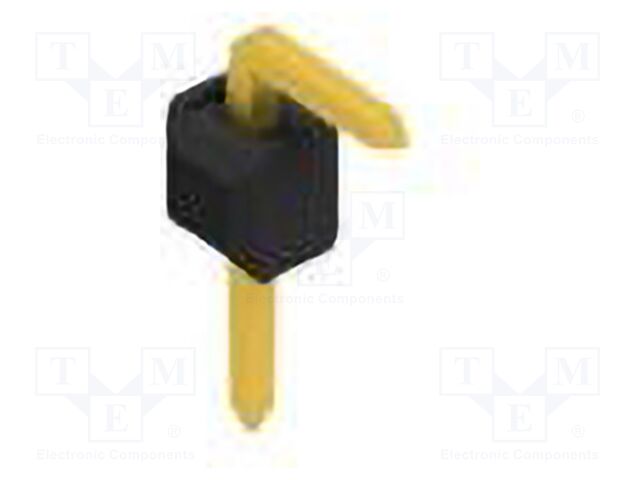 Connector: pin strips; pin header; male; PIN: 1; 2.54mm; THT; 1x1