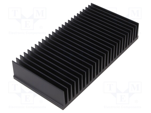 Heatsink: extruded; grilled; black; L: 75mm; W: 150mm; H: 27mm