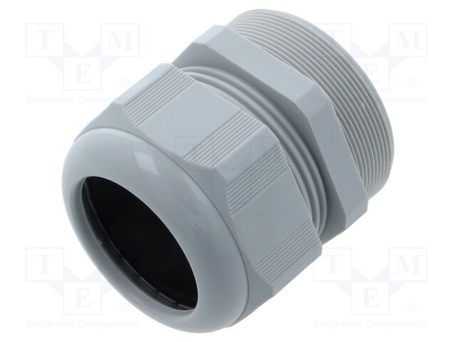 Cable gland; M63; 1.5; IP68; polyamide 6; light grey; HELUTOP® HT