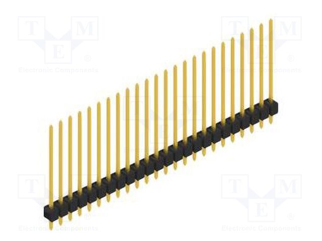 Connector: pin strips; pin header; male; PIN: 24; 2.54mm; THT; 1x24