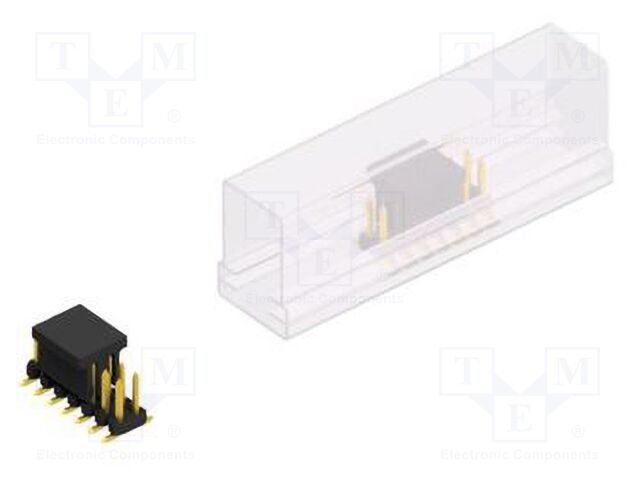 Connector: pin strips; pin header; male; PIN: 14; 2mm; SMT; 2x7; 100V