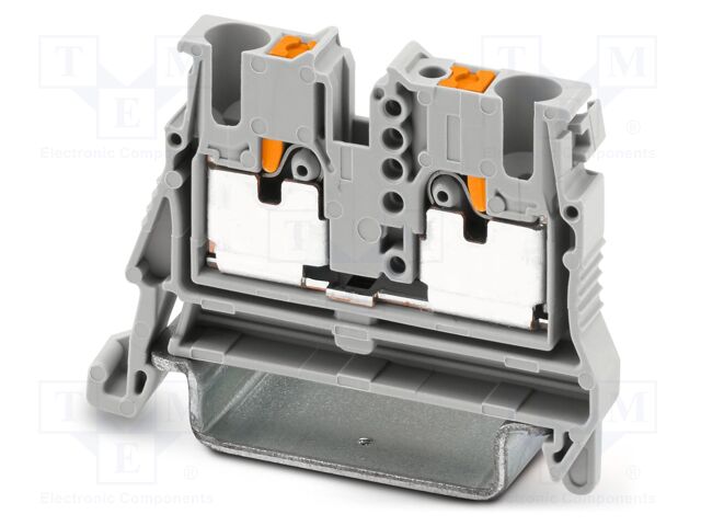 Splice terminal: rail; 24A; 800V; push-in; PA; 0.14÷4mm2; ways: 1