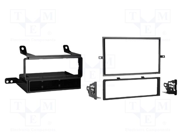 Radio frame; Nissan,Suzuki; Nissan Frontier 2005->2017; black