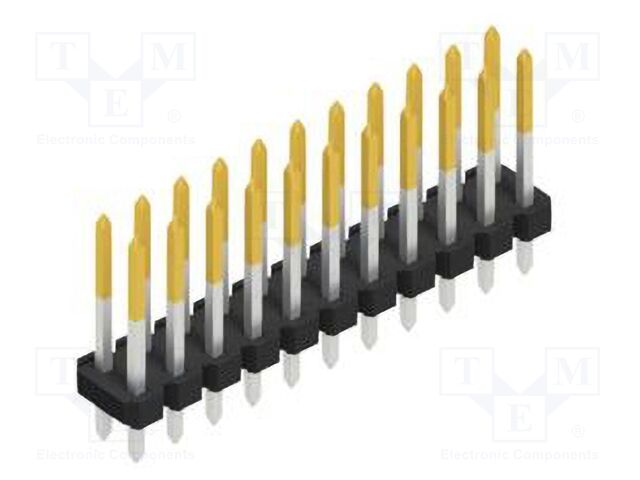 Connector: pin strips; pin header; male; PIN: 22; 2.54mm; THT; 2x11