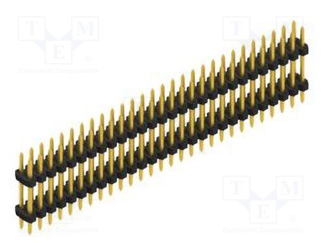 Connector: pin strips; pin header; male; PIN: 56; 2mm; THT; 2x28
