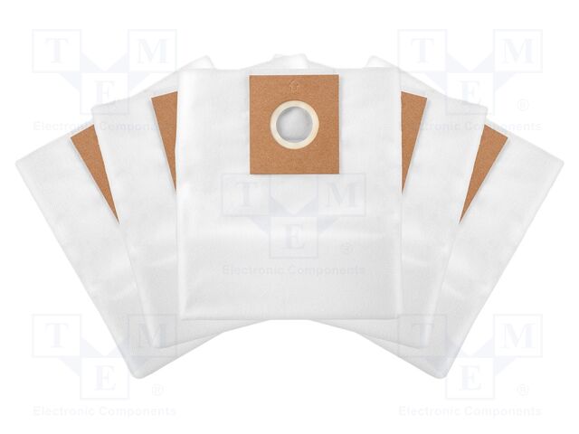 Vacuum cleaner dustbags; 5pcs; L: 480mm; microfiber; W: 240mm