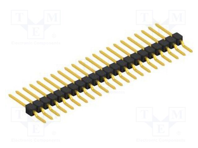 Connector: pin strips; pin header; male; PIN: 22; 2.54mm; SMT; 1x22