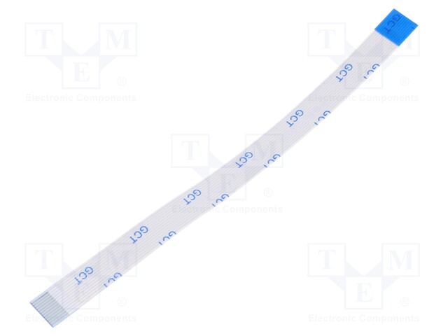 FFC cable; Cores: 12; Cable ph: 0.5mm; L: 101mm; 60V; Plating: tinned
