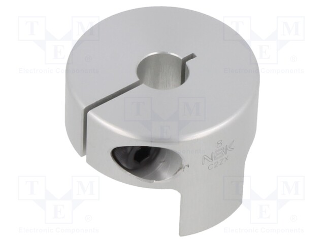 Coupling; Ø: 30mm; Ø1: 8mm; Ø2: 8mm; aluminium