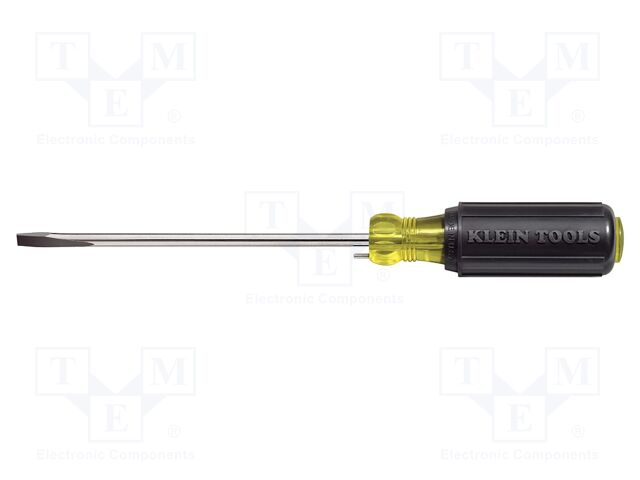 Screwdriver: standard; slot; SL 1/4"; Blade length: 152mm
