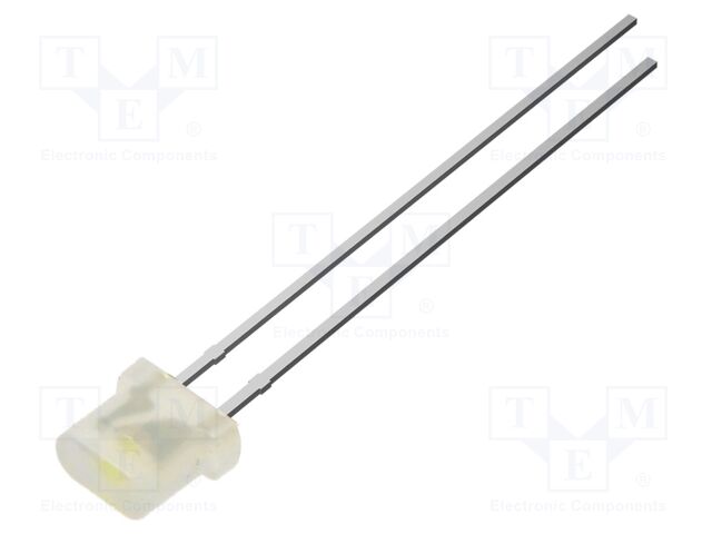 LED; white cold; 750mcd; 115°; Front: flat; 10000K; 2x4x4.1mm; tower