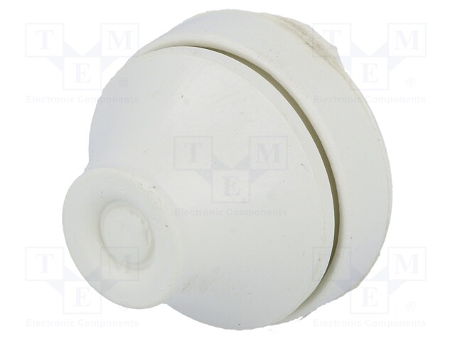 Grommet; EPDM; grey; Panel thick: 1÷4mm; Øcable: 8÷13mm; Size: M20