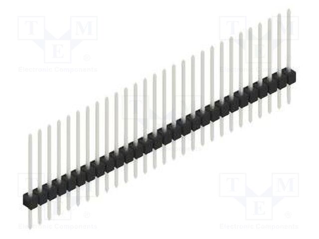 Connector: pin strips; pin header; male; PIN: 28; 2.54mm; THT; 1x28