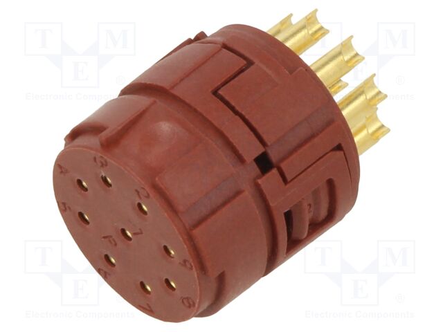 Connector: M23; PIN: 9; soldering; 150V; 7A; Series: EPIC