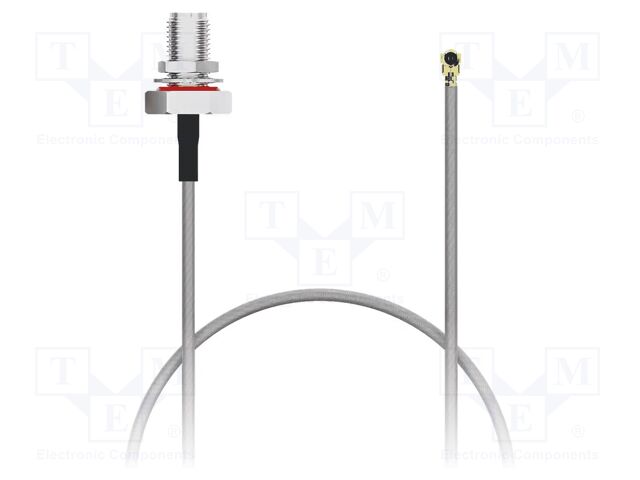 Cable; IPEX MHF,SMA female; angled,straight; -40÷85°C; 0÷3GHz