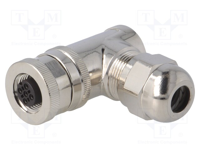 Plug; M12; PIN: 4; female; A code-DeviceNet / CANopen; for cable