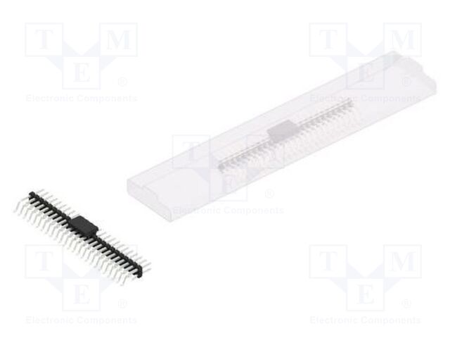 Connector: pin strips; pin header; male; PIN: 50; 2mm; SMT; 2x25