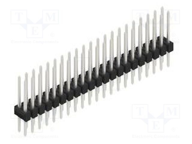 Connector: pin strips; pin header; male; PIN: 42; 2.54mm; THT; 2x21
