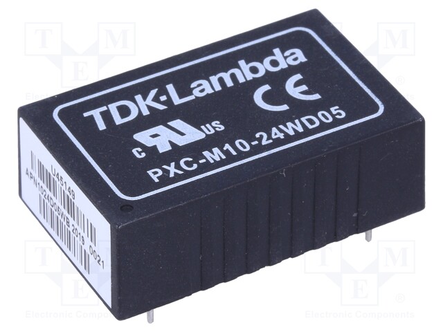 Converter: DC/DC; 10W; Uin: 9÷36V; Uout: 5VDC; Uout2: -5VDC; Iout: 1A