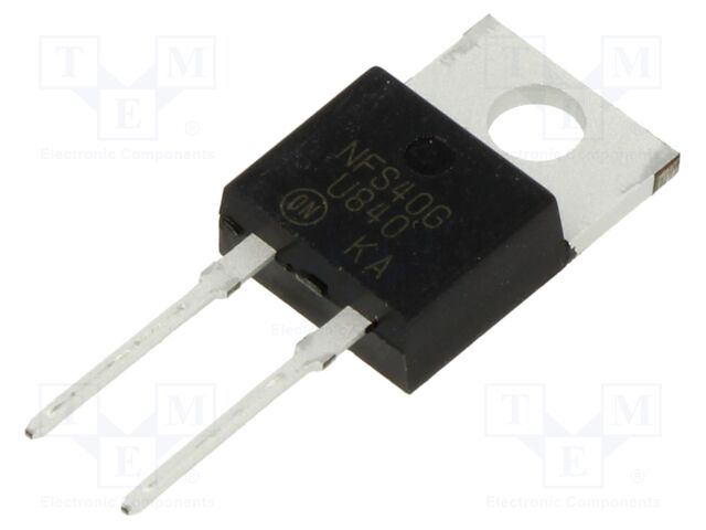 Diode: rectifying; THT; 400V; 8A; tube; TO220AC; 60ns