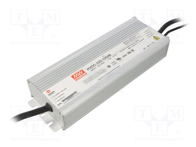 Power supply: switched-mode; LED; 320W; 152.4÷304.8VDC; 1050mA
