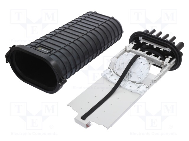 Fiber optic closure FOBP; Dimensions: 293x568x162mm