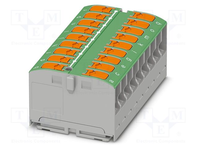 Splice terminal: rail; 24A; 450V; push-in; PA; L: 21.7mm; 0.14÷4mm2