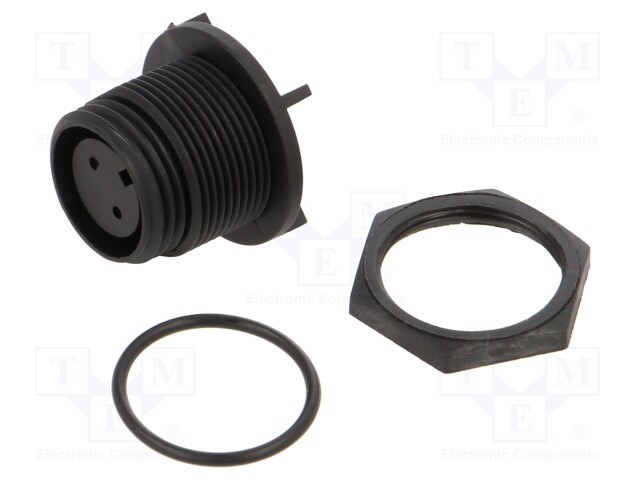 Connector: circular; socket; male; PIN: 2; Buccaneer 400; IP68; 250V