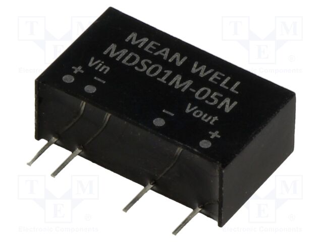Converter: DC/DC; 1W; SIP7; MDS01-N; OUT: 1