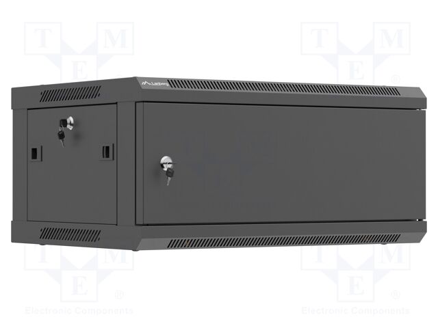 Enclosure: rack cabinet; Standard: 19"; 4U; black; Z: 450mm; X: 600mm