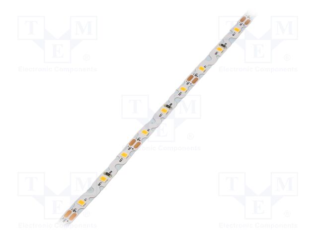 LED tape; white warm; 2835; 12V; LED/m: 60; 6mm; white PCB; IP20