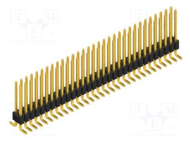 Connector: pin strips; pin header; male; PIN: 62; 1.27mm; SMT; 2x31