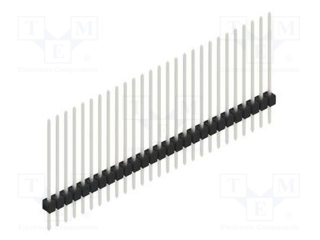 Connector: pin strips; pin header; male; PIN: 27; 2.54mm; THT; 1x27