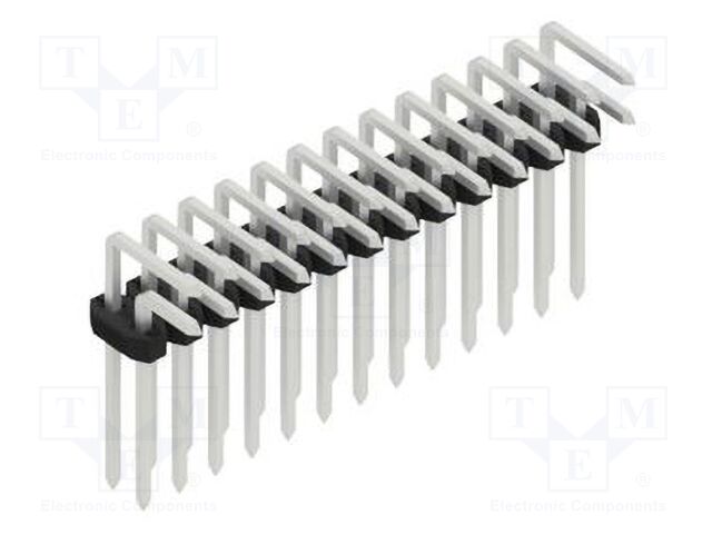 Connector: pin strips; pin header; male; PIN: 26; 2mm; THT; 2x13