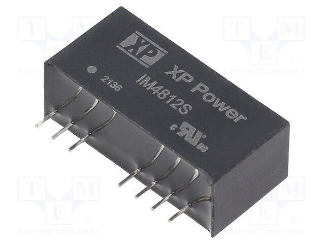 Converter: DC/DC; 2W; Uin: 18÷75V; 12VDC; Iout: 85mA; SIP; 6.5g; OUT: 2