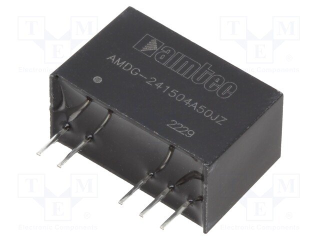 Converter: DC/DC; 2.28W; Uin: 21.6÷26.4V; Uout: 15VDC; Uout2: -4VDC