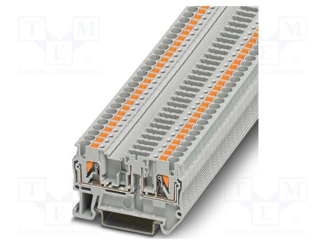 Splice terminal: rail; 400V; push-in; PA; L: 35.3mm; 0.14÷4mm2