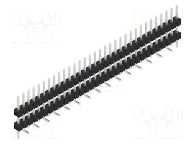 Connector: pin strips; pin header; male; PIN: 32; 2.54mm; SMT; 1x32