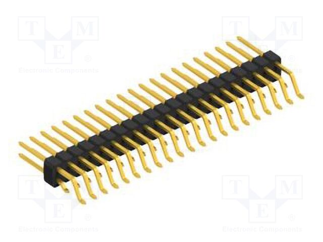 Connector: pin strips; pin header; male; PIN: 42; 2.54mm; SMT; 2x21
