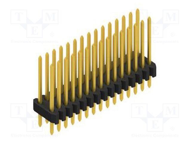 Connector: pin strips; pin header; male; PIN: 30; 1.27mm; THT; 2x15