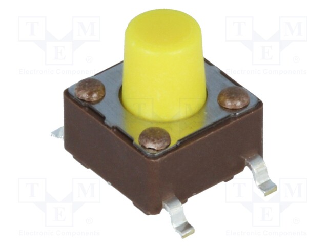 Microswitch TACT; SPST-NO; Pos: 2; 0.05A/12VDC; SMT; none; 5.2N