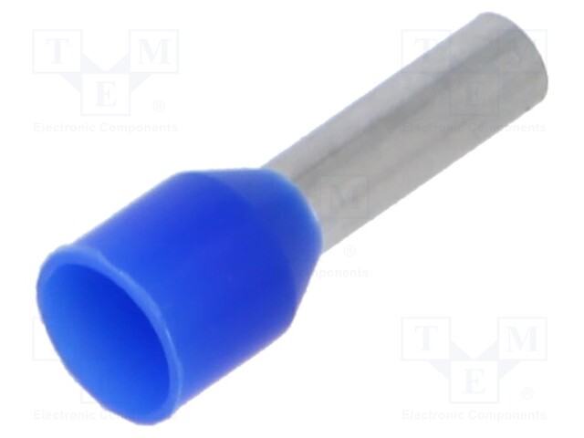 Tip: bootlace ferrule; insulated; copper; 2.5mm2; 8mm; tinned