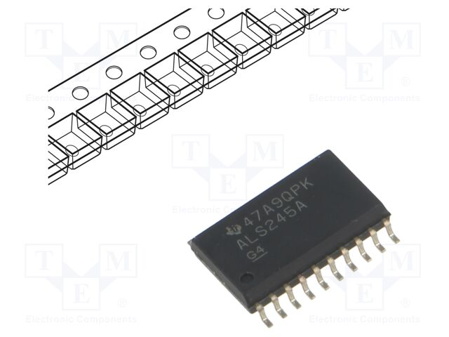 IC: digital; transceiver; SOIC20; 0÷85°C; reel,tape
