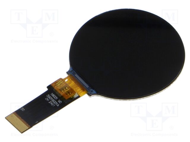 Display: TFT; 1.6"; 400x400; Illumin: LED; Interface: MIPI; 3.3VDC