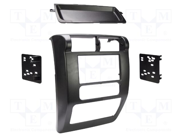 Radio frame; Jeep; 2 DIN; black